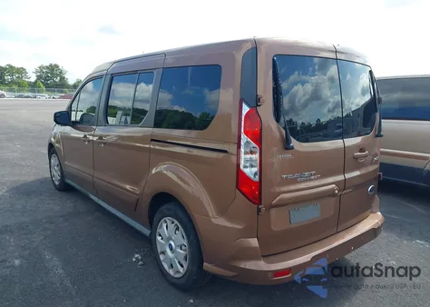 2014 Ford Transit Connect Xlt z USA, uszkodzony, nr VIN NM0GS9F7XE1141576
